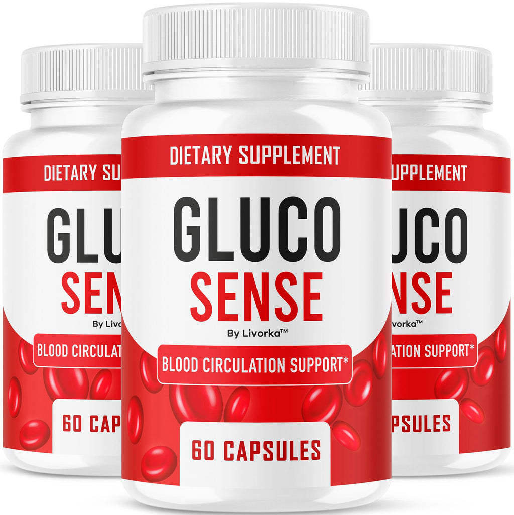 GlucoSense 3-Pack Capsules – Maximum Strength 180 Count