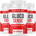 GlucoSense 3-Pack Capsules – Maximum Strength 180 Count