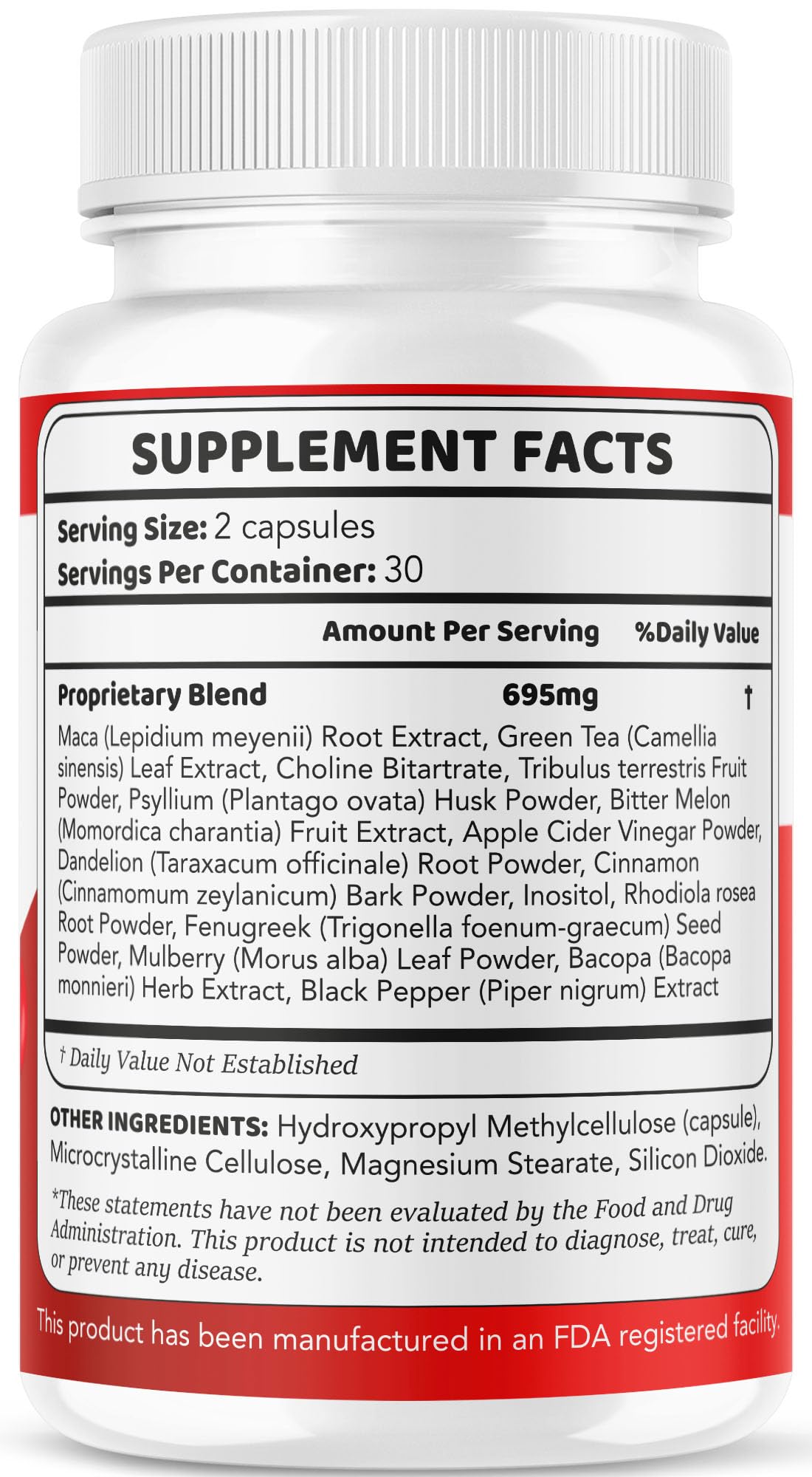 GlucoSense 3-Pack Capsules – Maximum Strength 180 Count