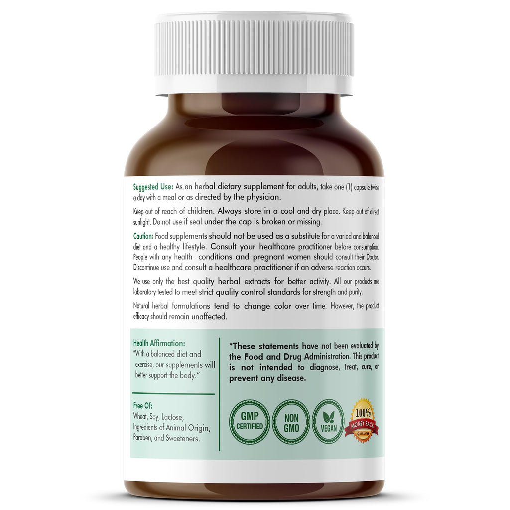 GlucoSuprs Hrx - Herbal Blend with Gymnema, Cinnamon & More | 60 Capsules