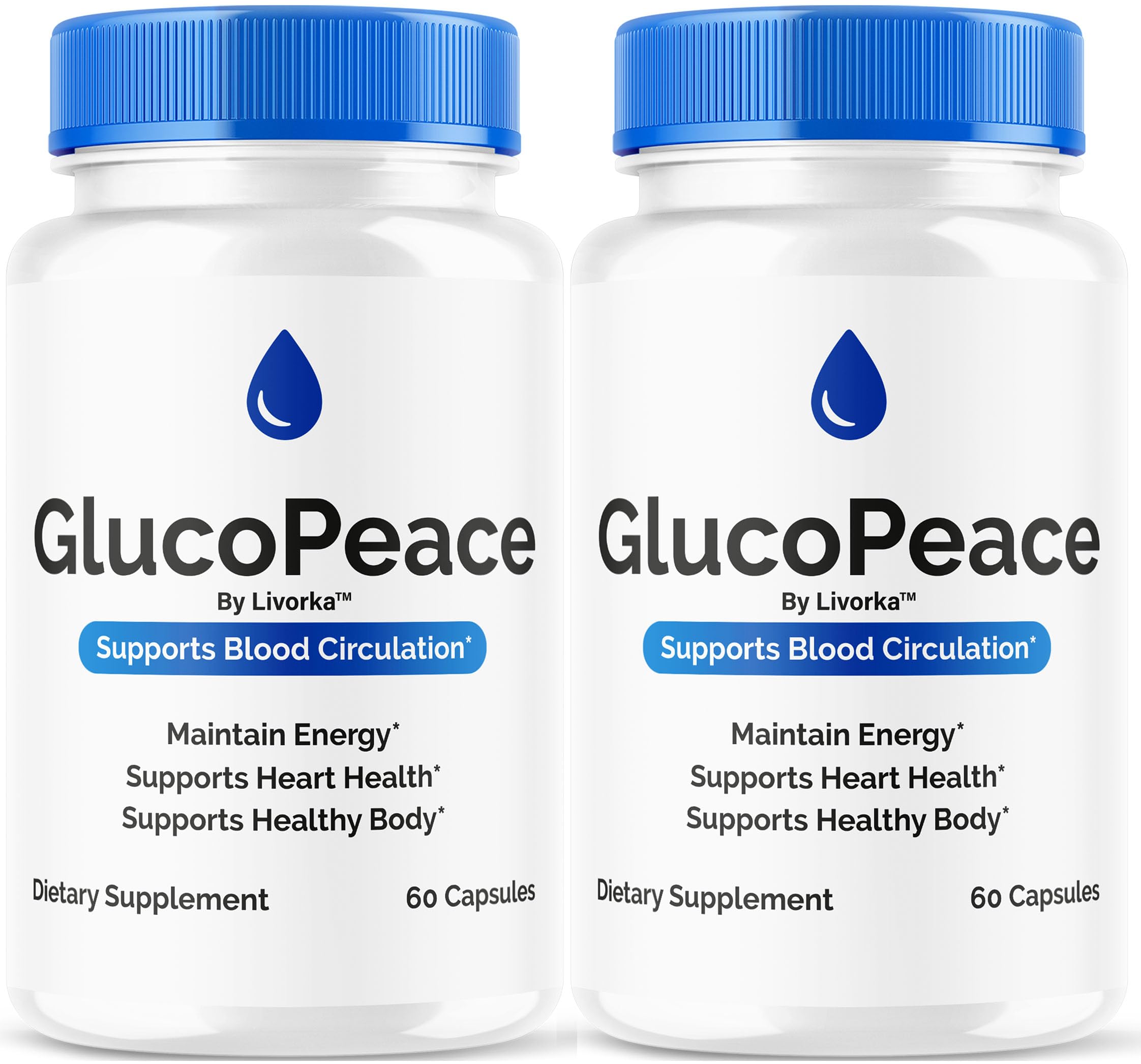 GlucoPeace Capsules (2 Pack) – Circulatory Support, 120 Count
