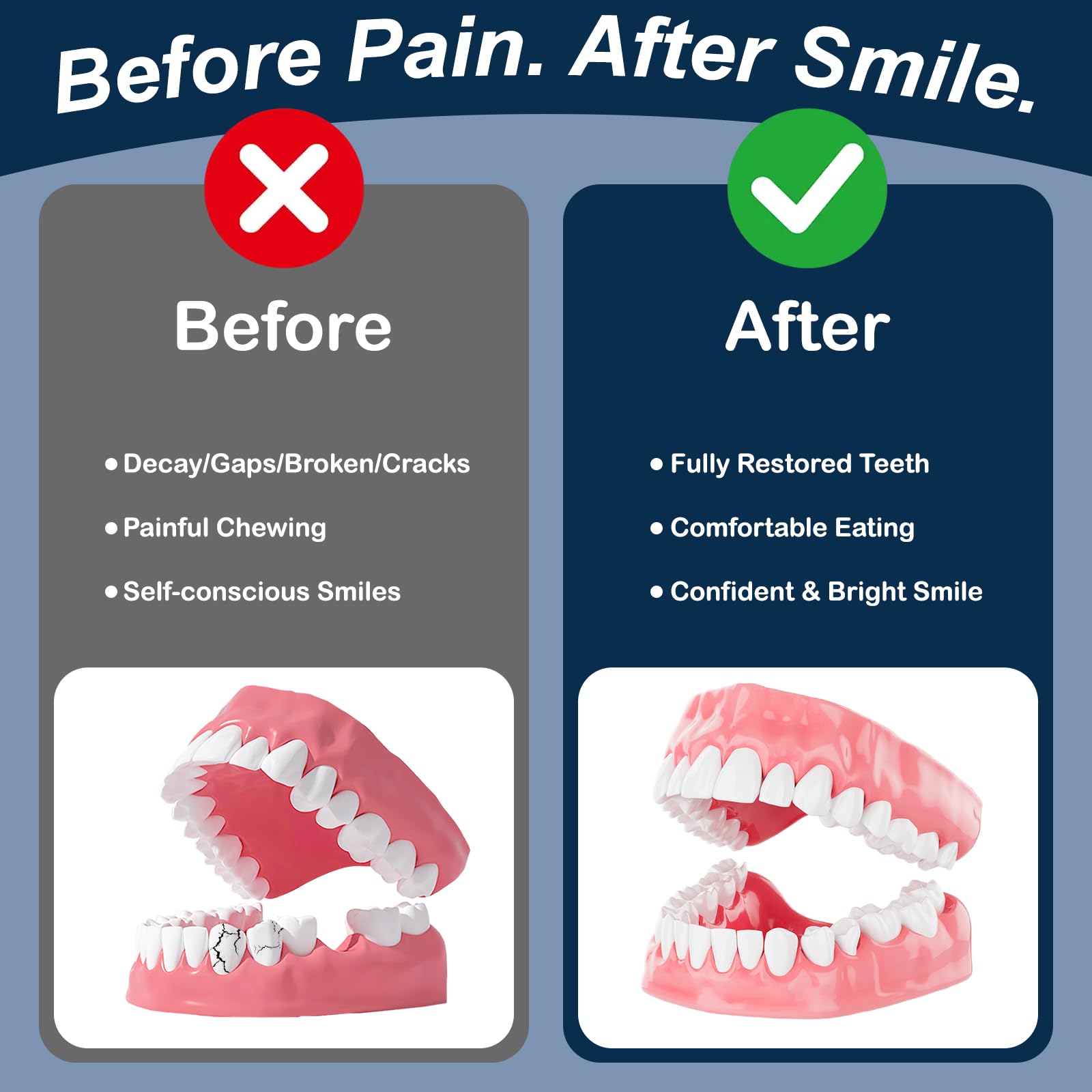 Dental Lab Denture Repair Glue (1oz) – Fast-Setting Bonding Adhesive for Dentures