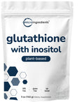 Glutathione Supplement - Reduced Glutathione with Inositol, 5 oz, Vegan