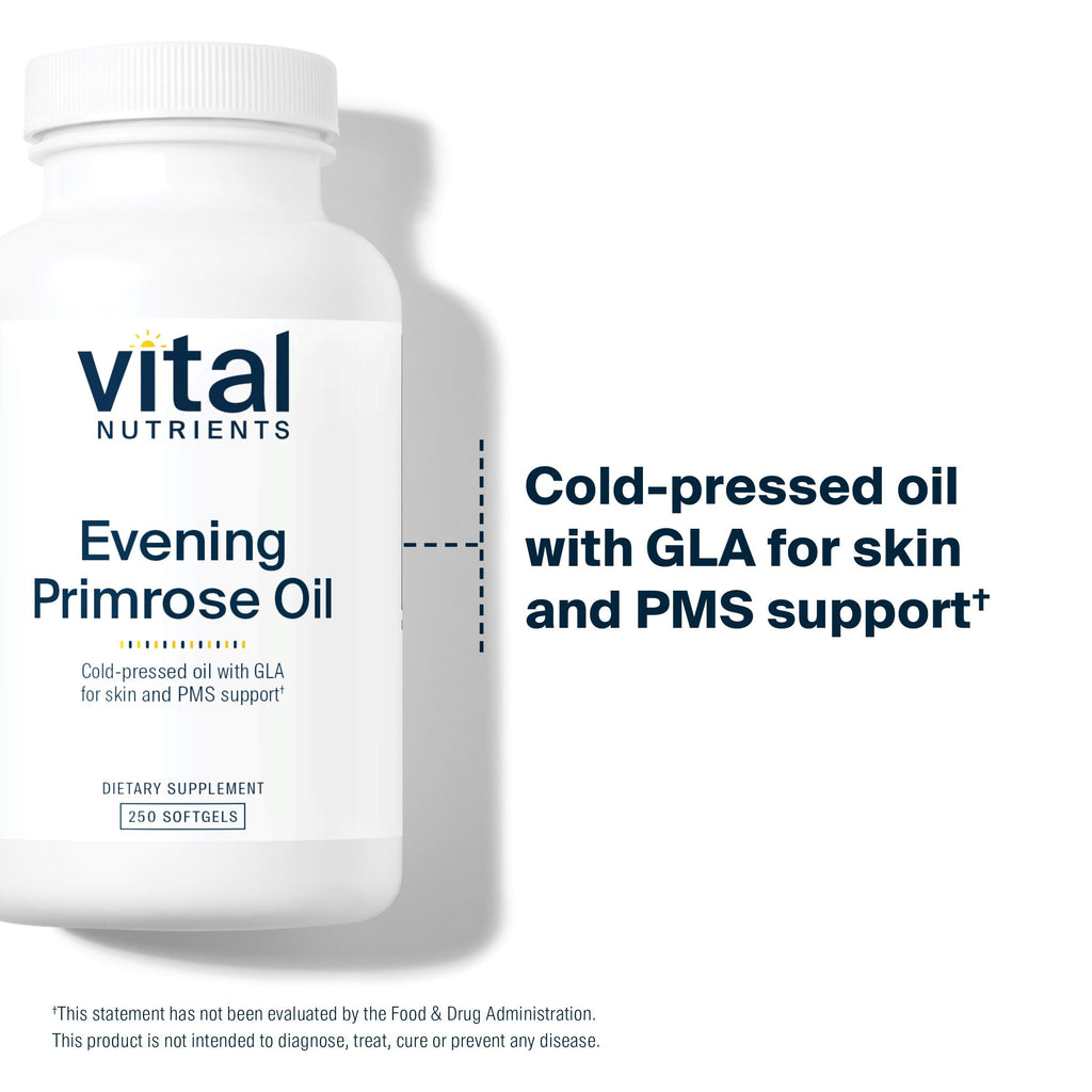 Evening Primrose Oil 1000mg – Vital Nutrients | 250 Softgels