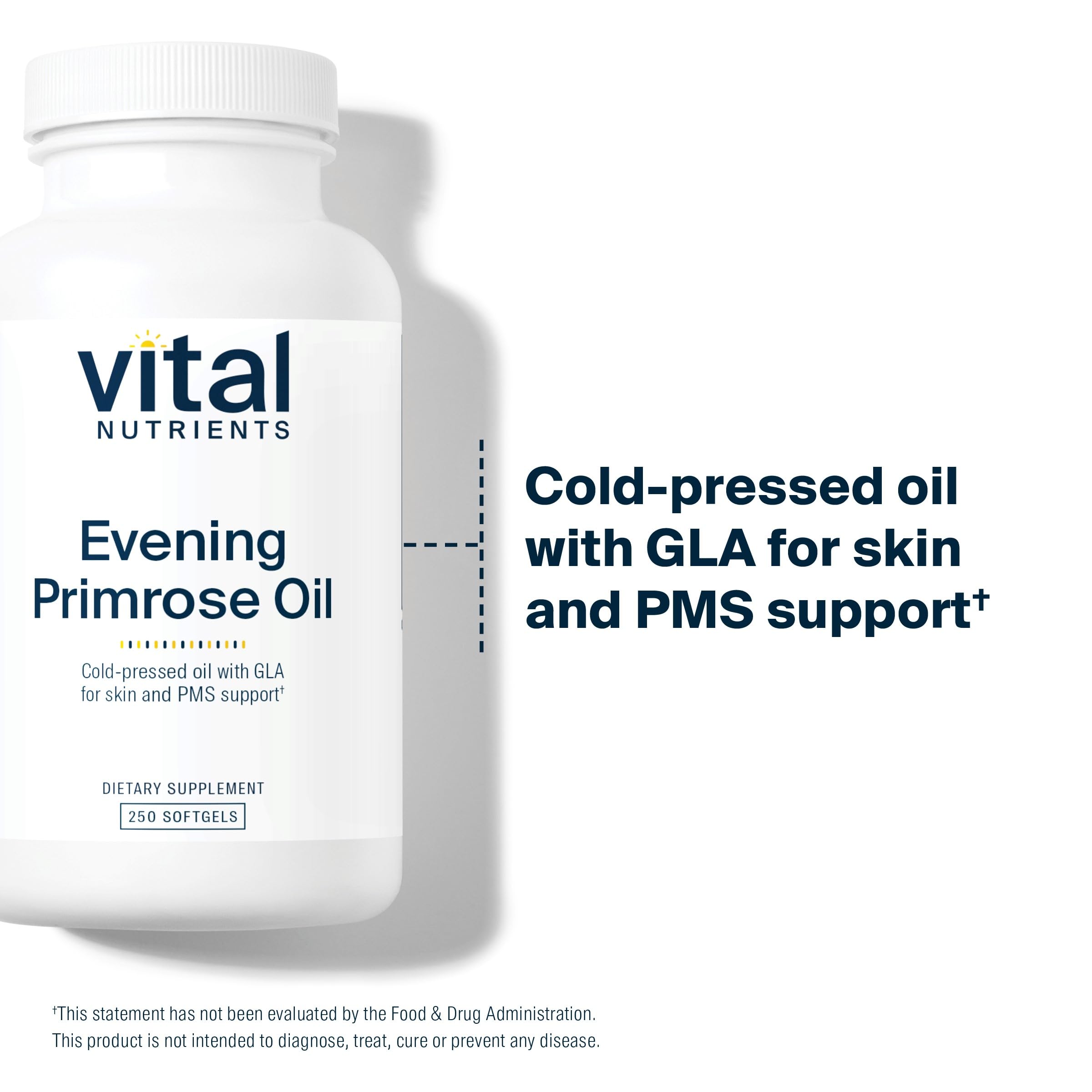 Evening Primrose Oil 1000mg – Vital Nutrients | 250 Softgels