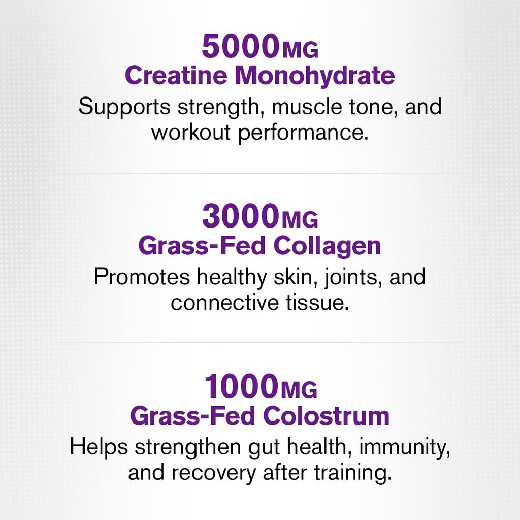 Jacked Factory Creatine for Women – Creatine Monohydrate + Collagen