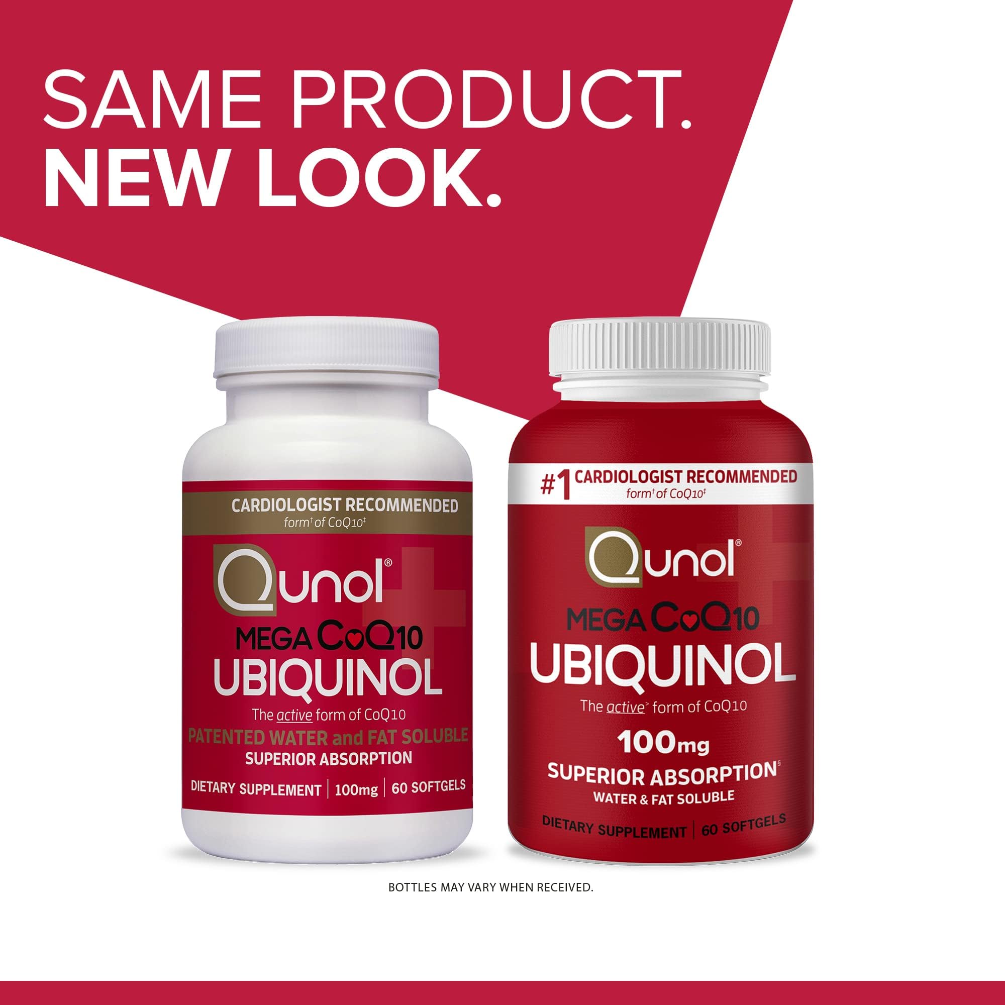 Qunol Ubiquinol CoQ10 100mg Softgels – Superior Absorption – 60 Count