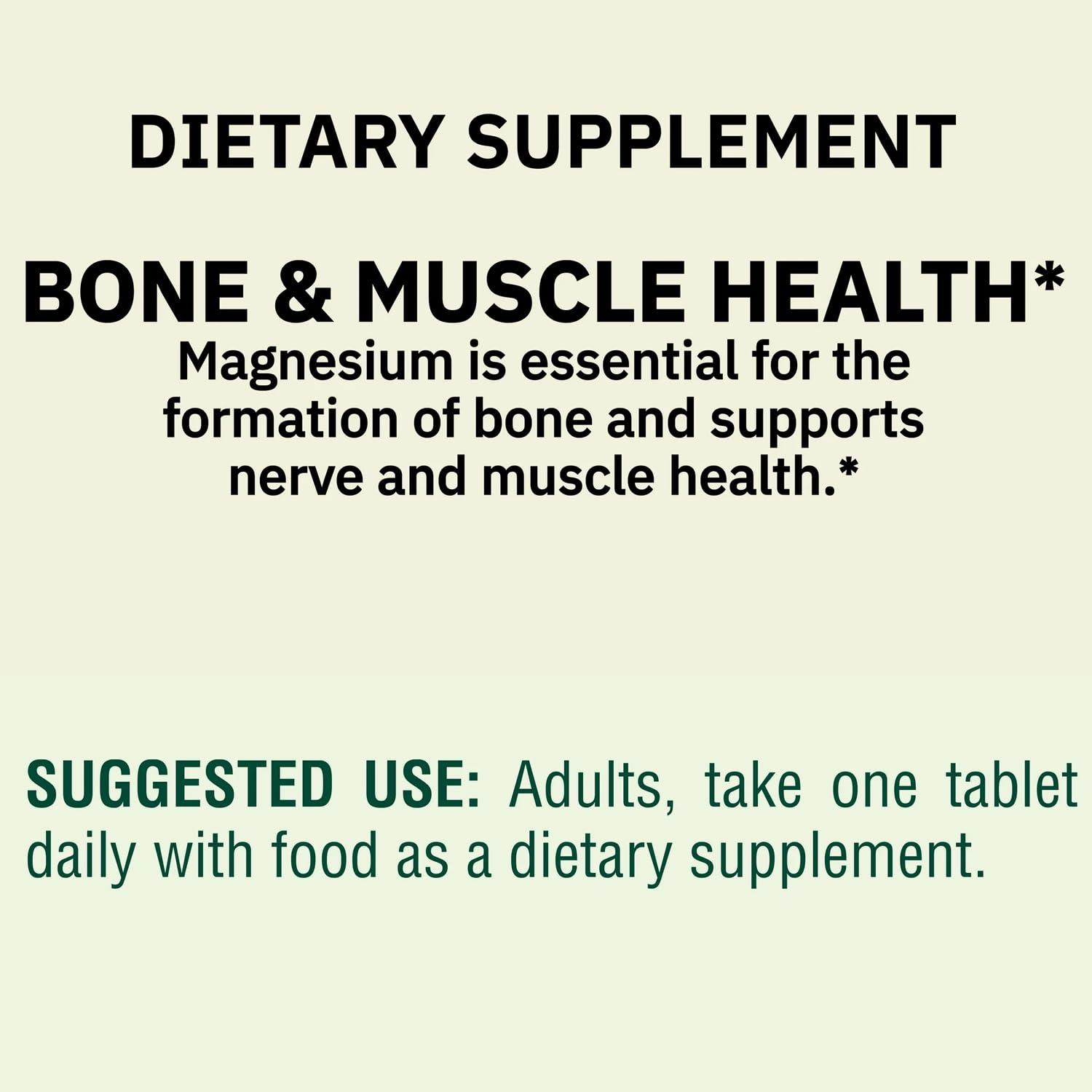 Magnesium Oxide 400mg – 250 Count | Bone, Muscle & Heart Health