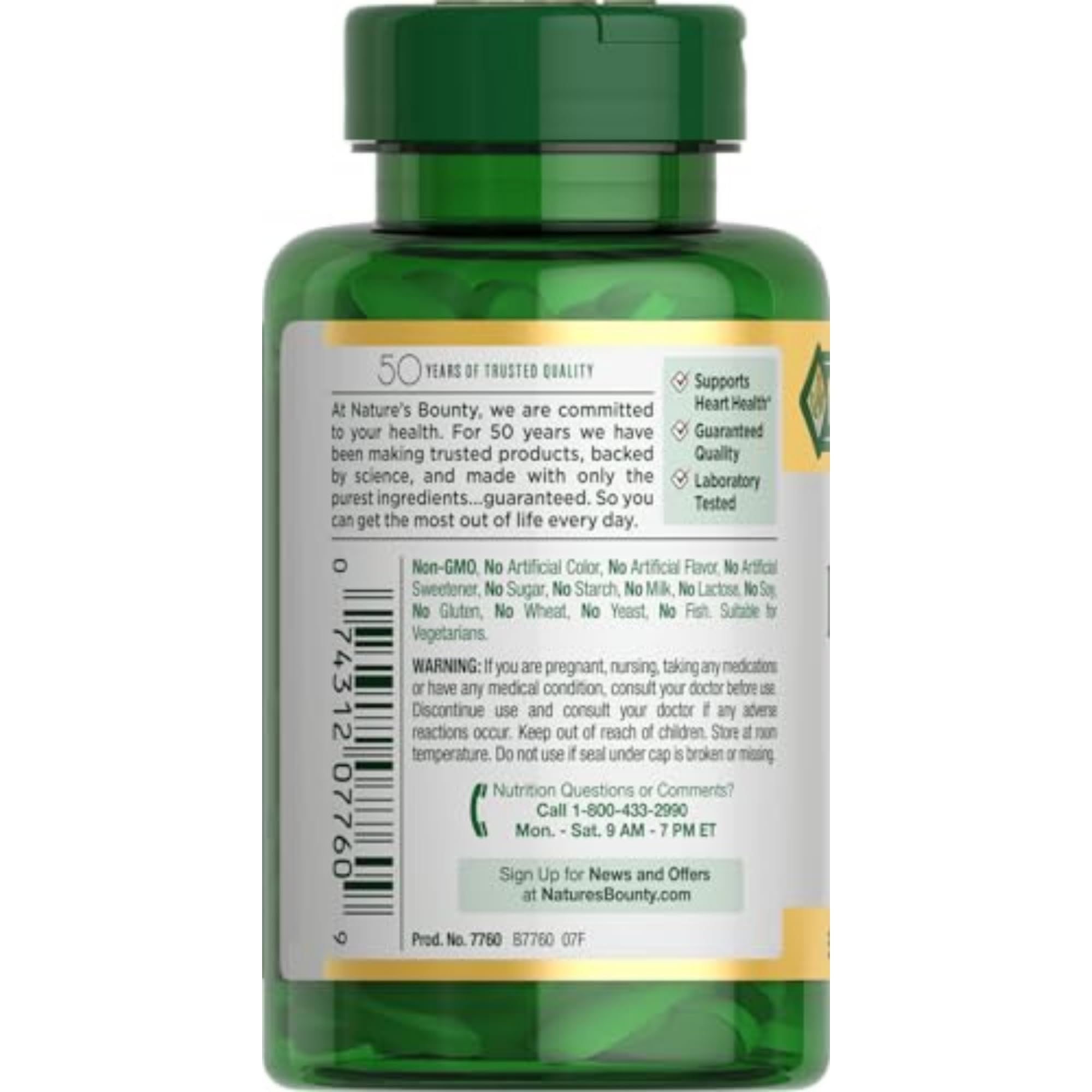 Nature's Bounty L-Arginine 1000mg – Supports Blood Flow & Vascular Function