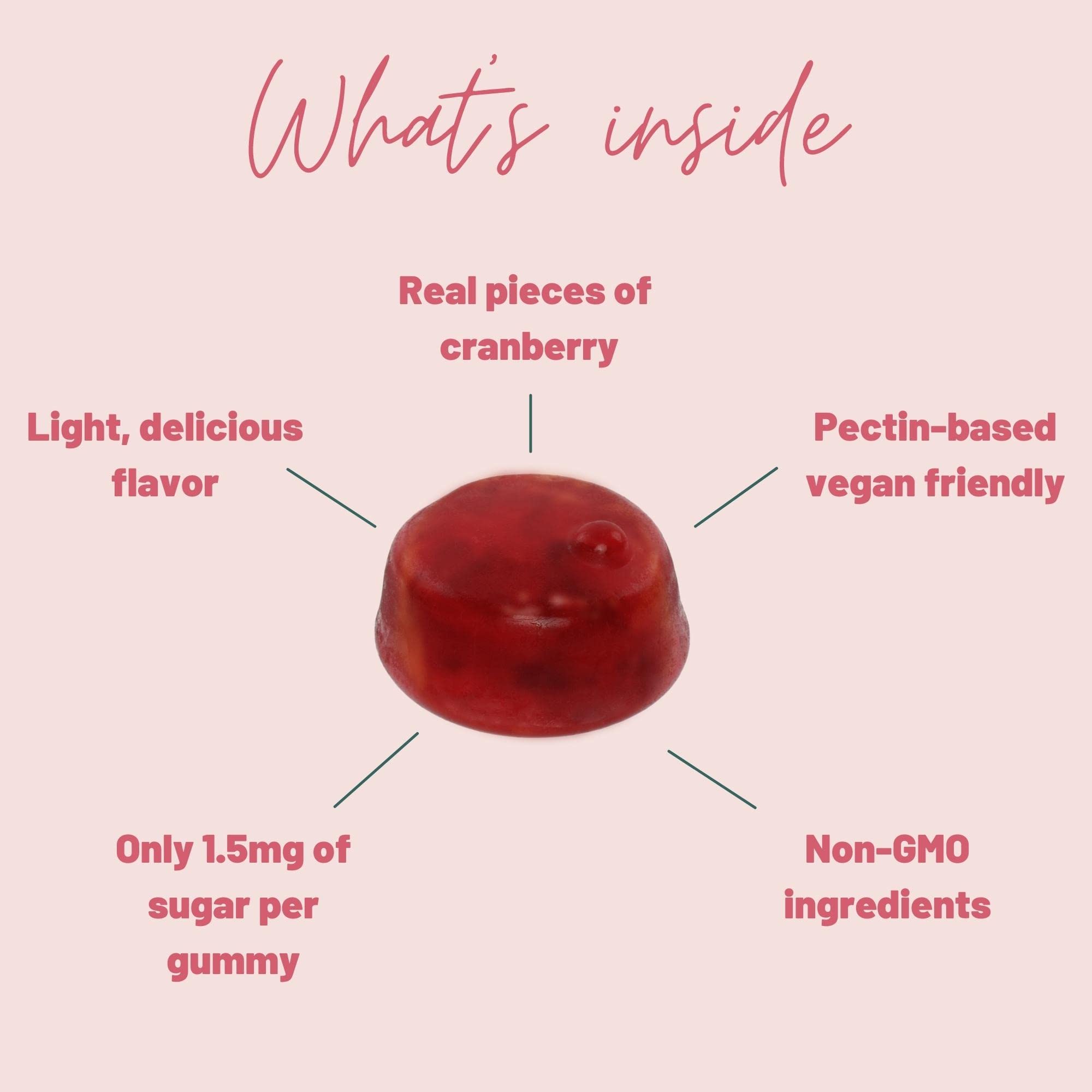 Mother Nutrient Cranberry Gummies – Urinary Tract Health, Women & Kids, 1000mg