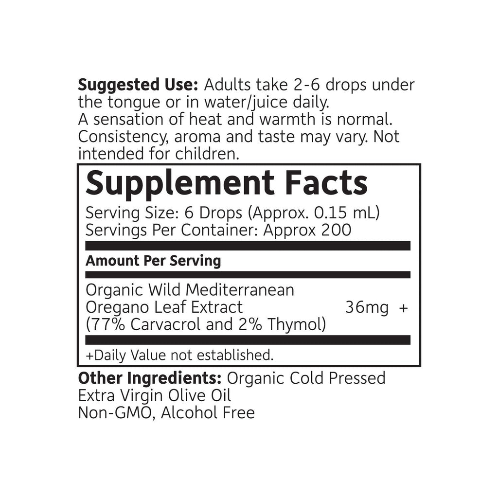 RejuveNaturals Oil of Oregano – USDA Organic 1 fl oz (30 ml) Immune Support Drops | Gluten Free, Vegan & Non-GMO