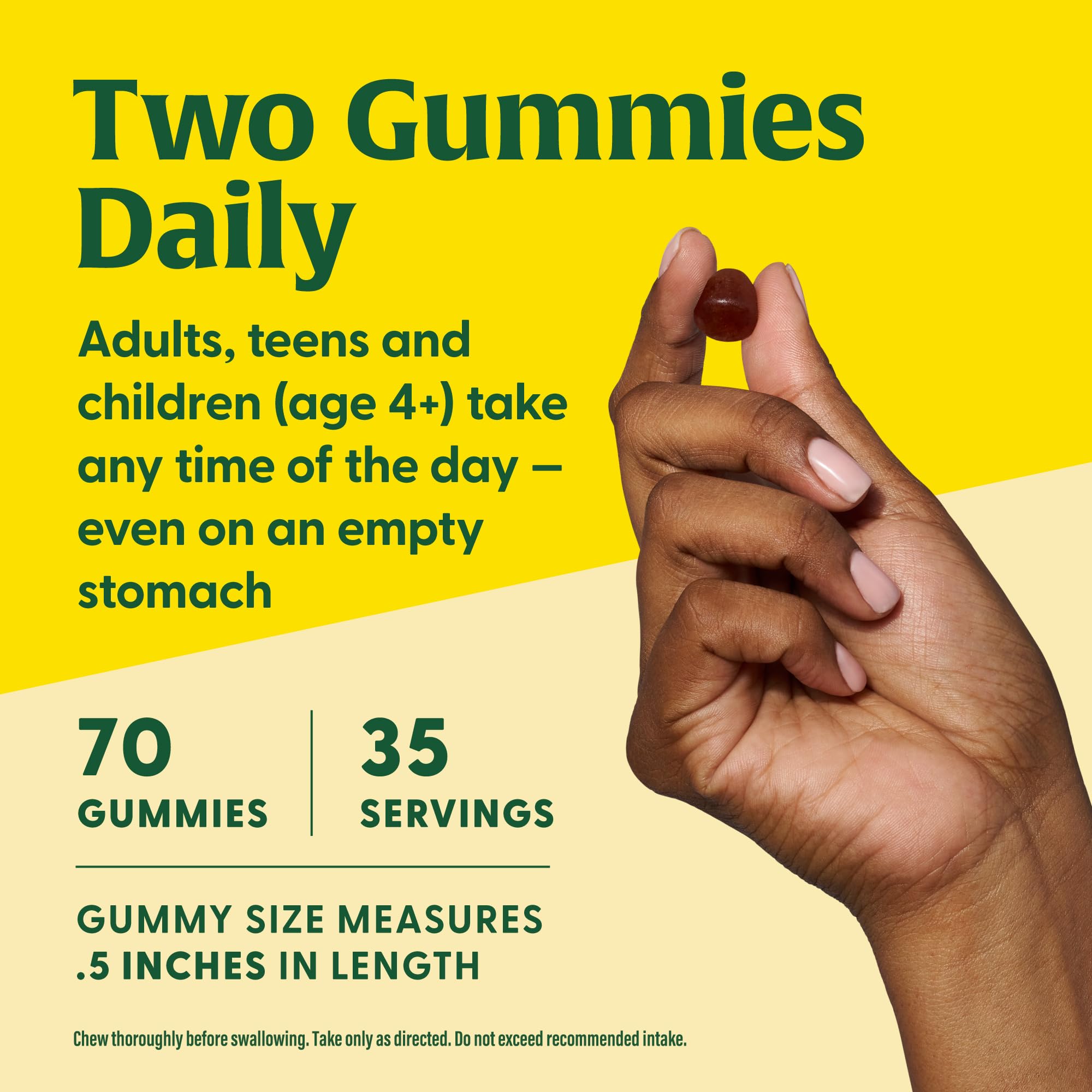 MegaFood Vitamin D3 Gummies 2000 IU (50 mcg) – Mixed Fruit, Vegetarian, Gluten-Free, USDA Organic | 70 Gummies