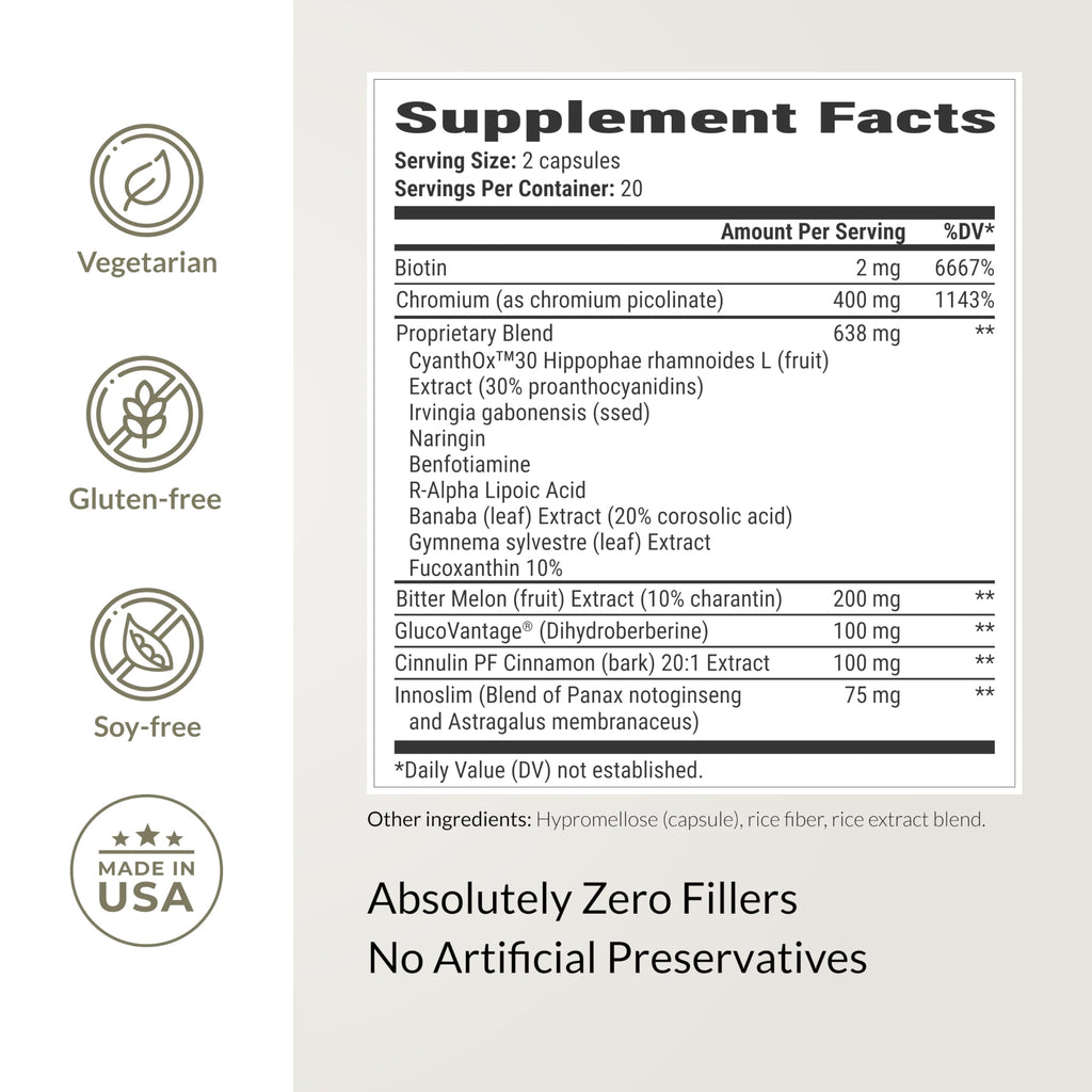 BIOptimizers Berberine Supplement - Weight Loss & Glucose Support (Vegetarian, Gluten & Soy Free)