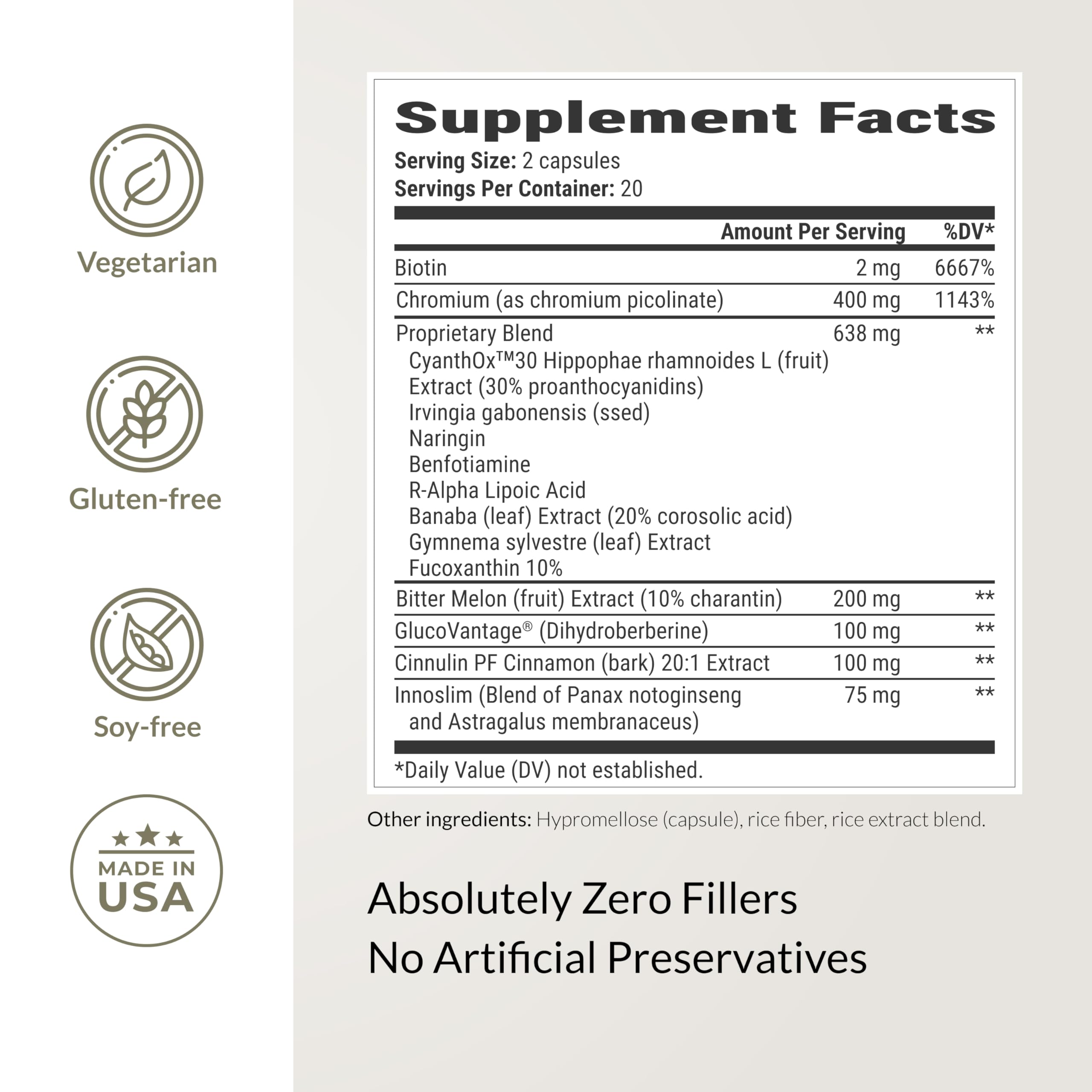 BIOptimizers Berberine Supplement - Weight Loss & Glucose Support (Vegetarian, Gluten & Soy Free)