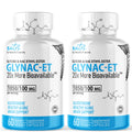 GlyNAC-ET NAC Supplement with Glycine & NACET | 20x Glutathione Support | 120 Capsules (2-Pack)