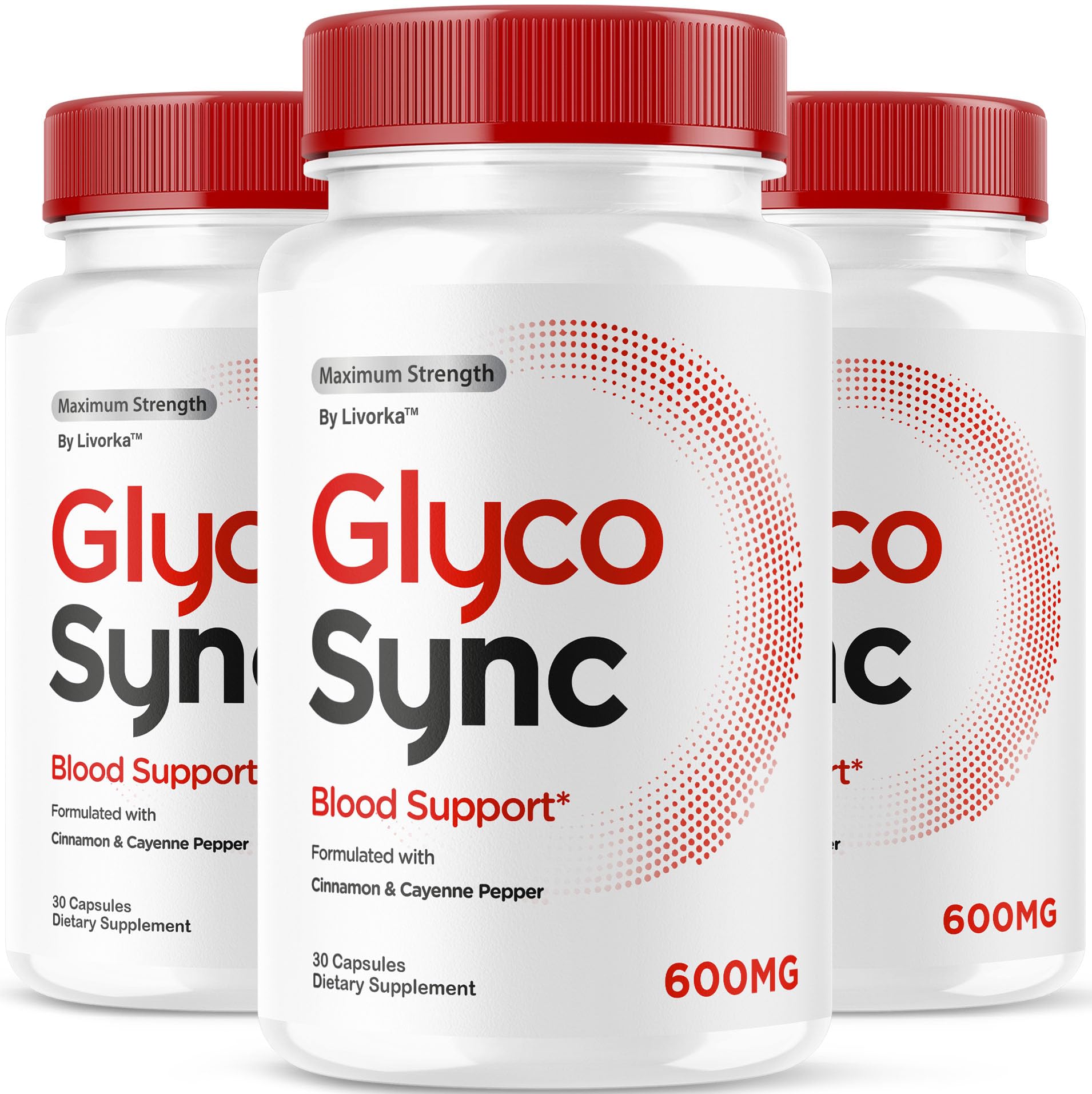 (3 Pack) Glyco Sync Capsules – All-Natural Balance Support, 90 Capsules