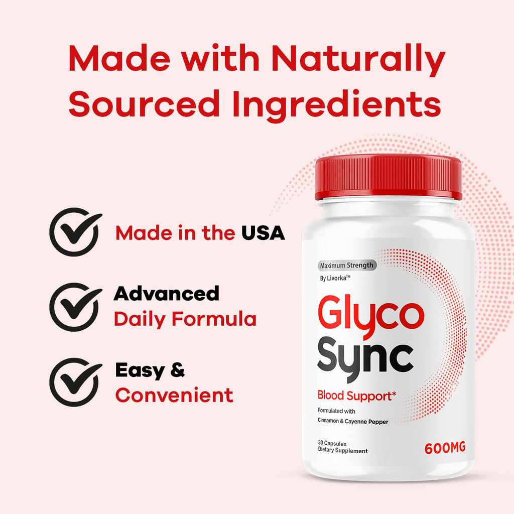 (3 Pack) Glyco Sync Capsules – All-Natural Balance Support, 90 Capsules