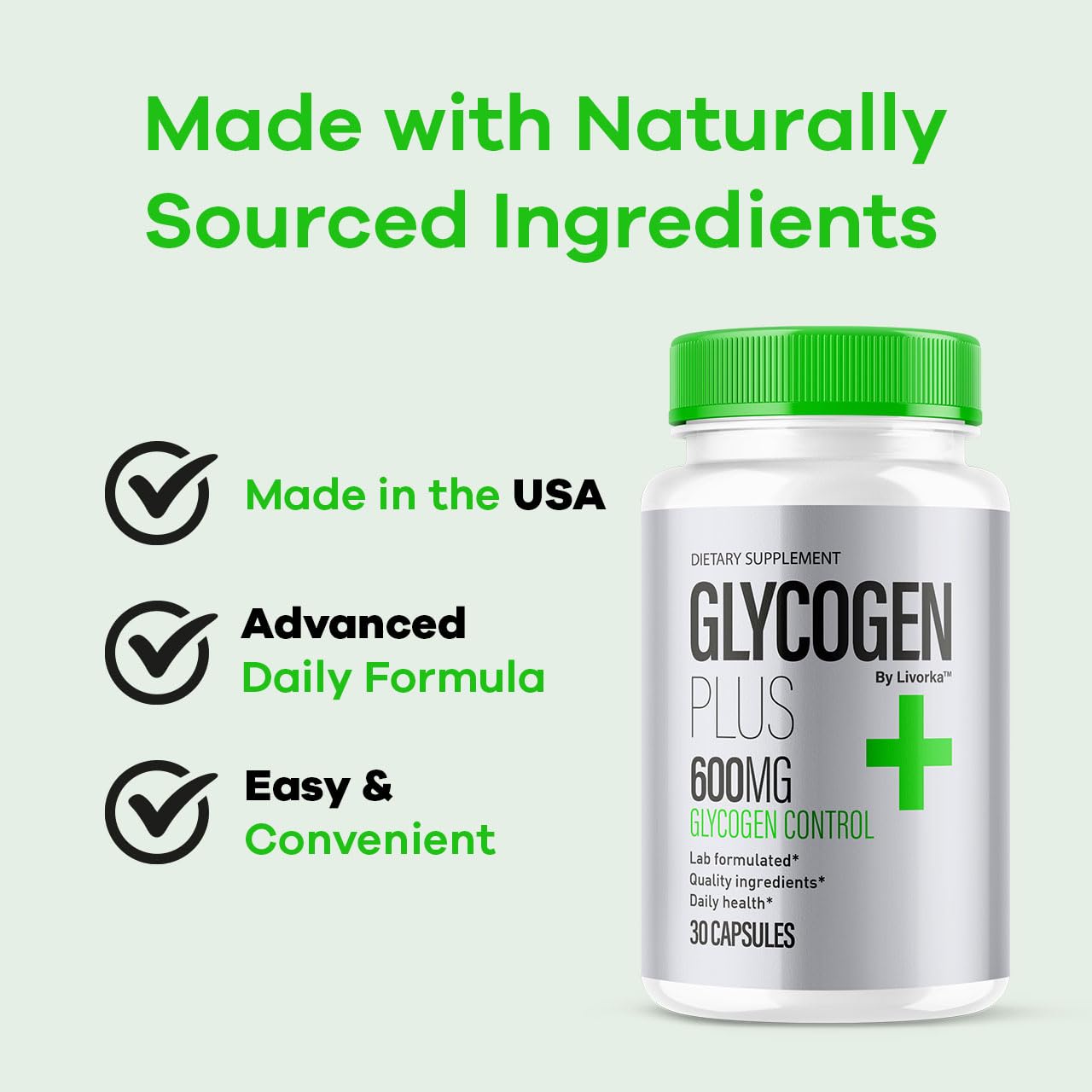 (3 Pack) Glycogen Plus – 600mg Capsules | Glycogen Support