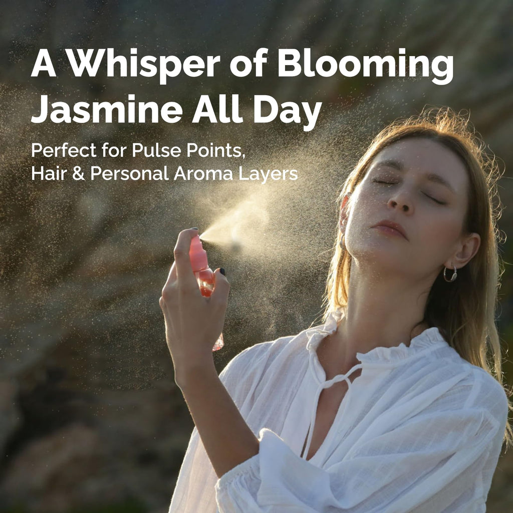 GM Gumili Jasmine Essential Oil 2 Oz - 100% Pure Jasmine Oil for Diffuser & Skin