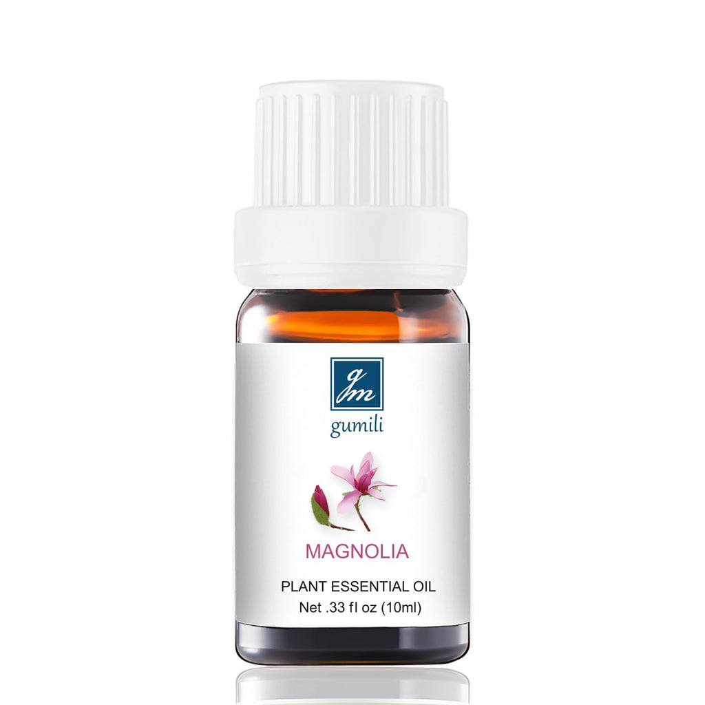 GM Gumili Magnolia Essential Oil - Pure Magnolia Fragrance Oil for Aromatherapy & DIY (10mL Undiluted)