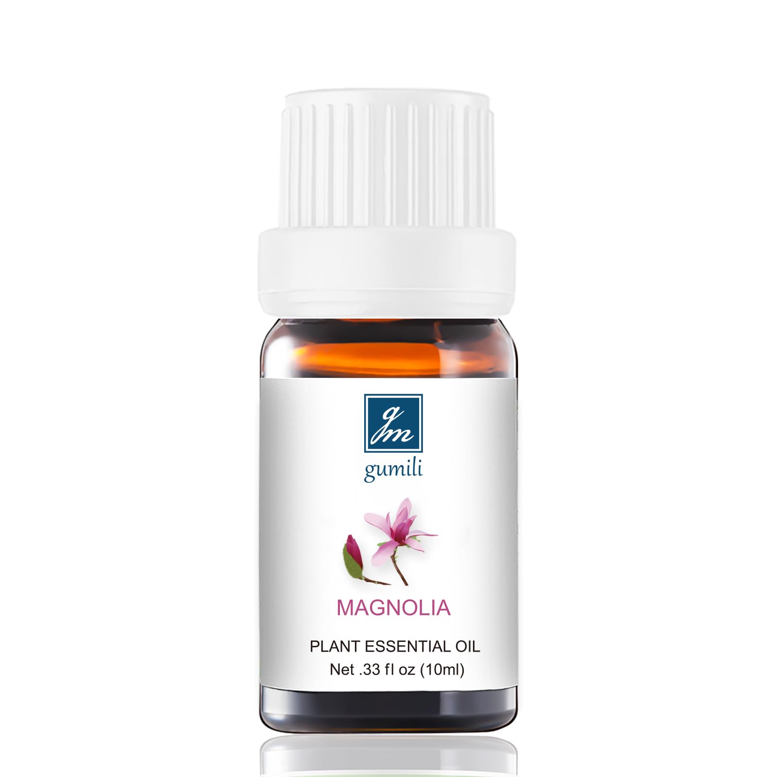 GM Gumili Magnolia Essential Oil - Pure Magnolia Fragrance Oil for Aromatherapy & DIY (10mL Undiluted)