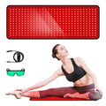 GMOWNW Red Light Therapy Pad — 31.5×11.8 in, 360 LEDs, 660nm & 850nm