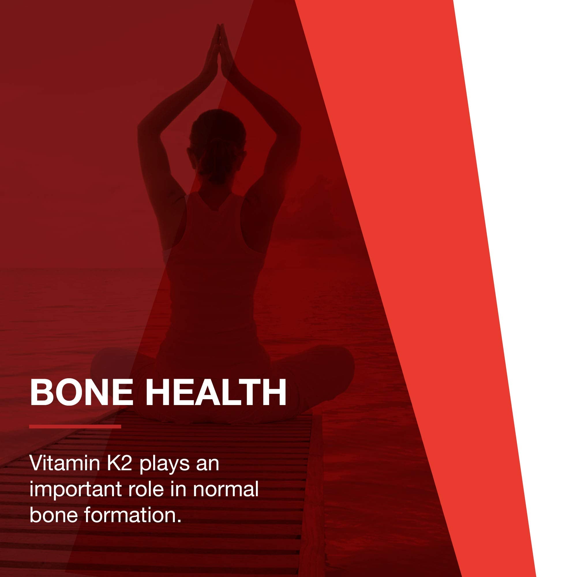 Protocol For Life Balance MK-7 Vitamin K2 160mcg | VIT K Supplement | Bone & Vascular Support | Non-GMO & Vegan | 60 Tablets