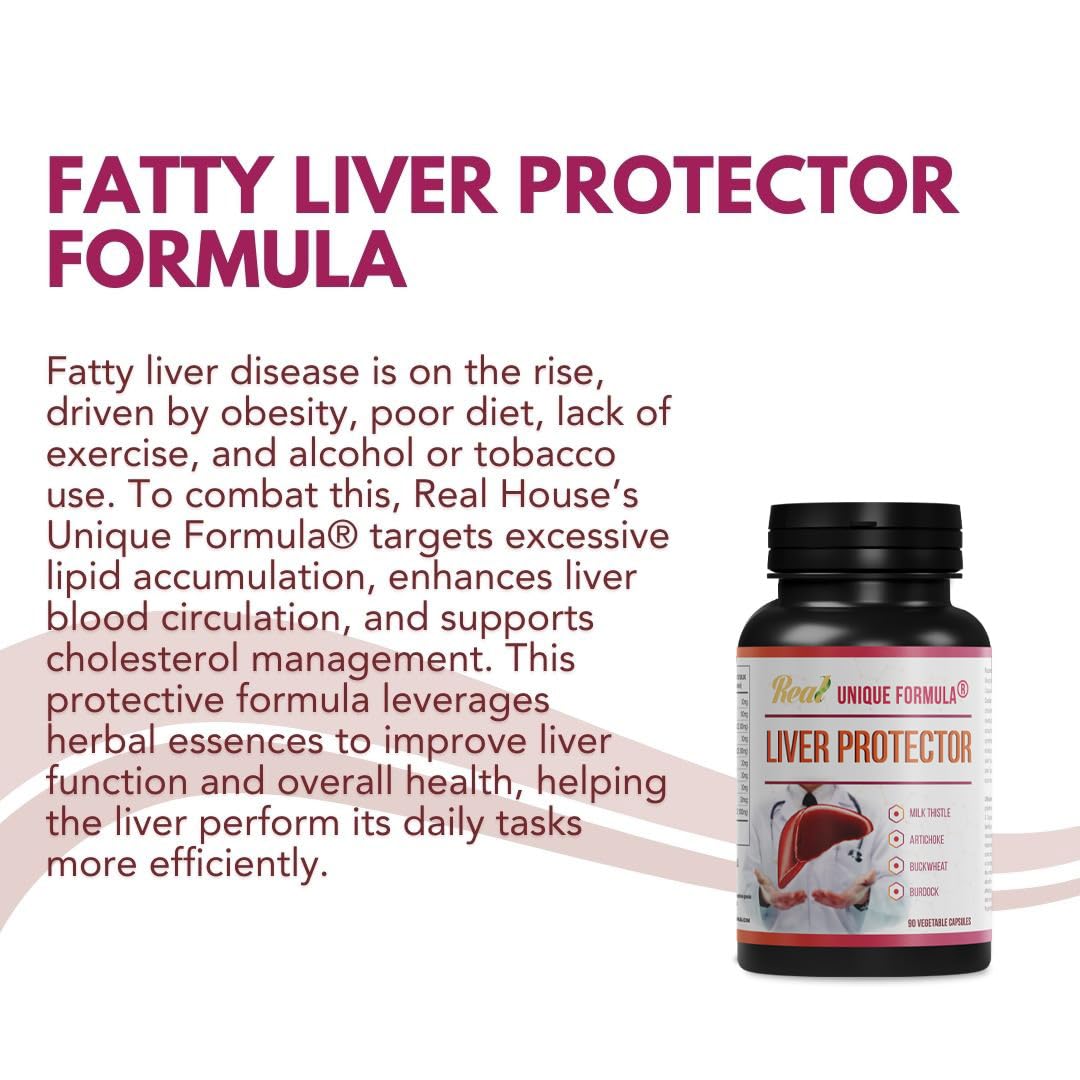 Unique Formula Liver Support – Herbal Detox with Milk Thistle (90 Capsules)