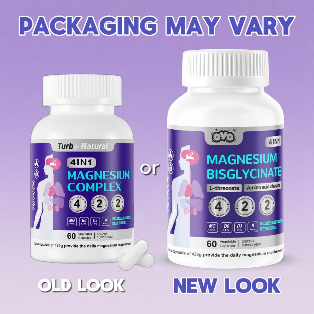 Magnesium Complex 420 mg | Bisglycinate & L-Threonate High-Absorption Formula