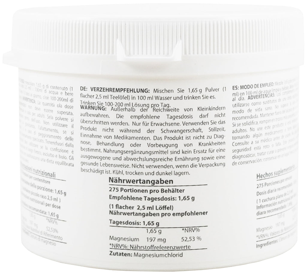1 Pound Magnesium Chloride Hexahydrate – Pharmaceutical Grade, EUR/BP/USP | Third-Party Tested | Heiltropfen Crystal Powder