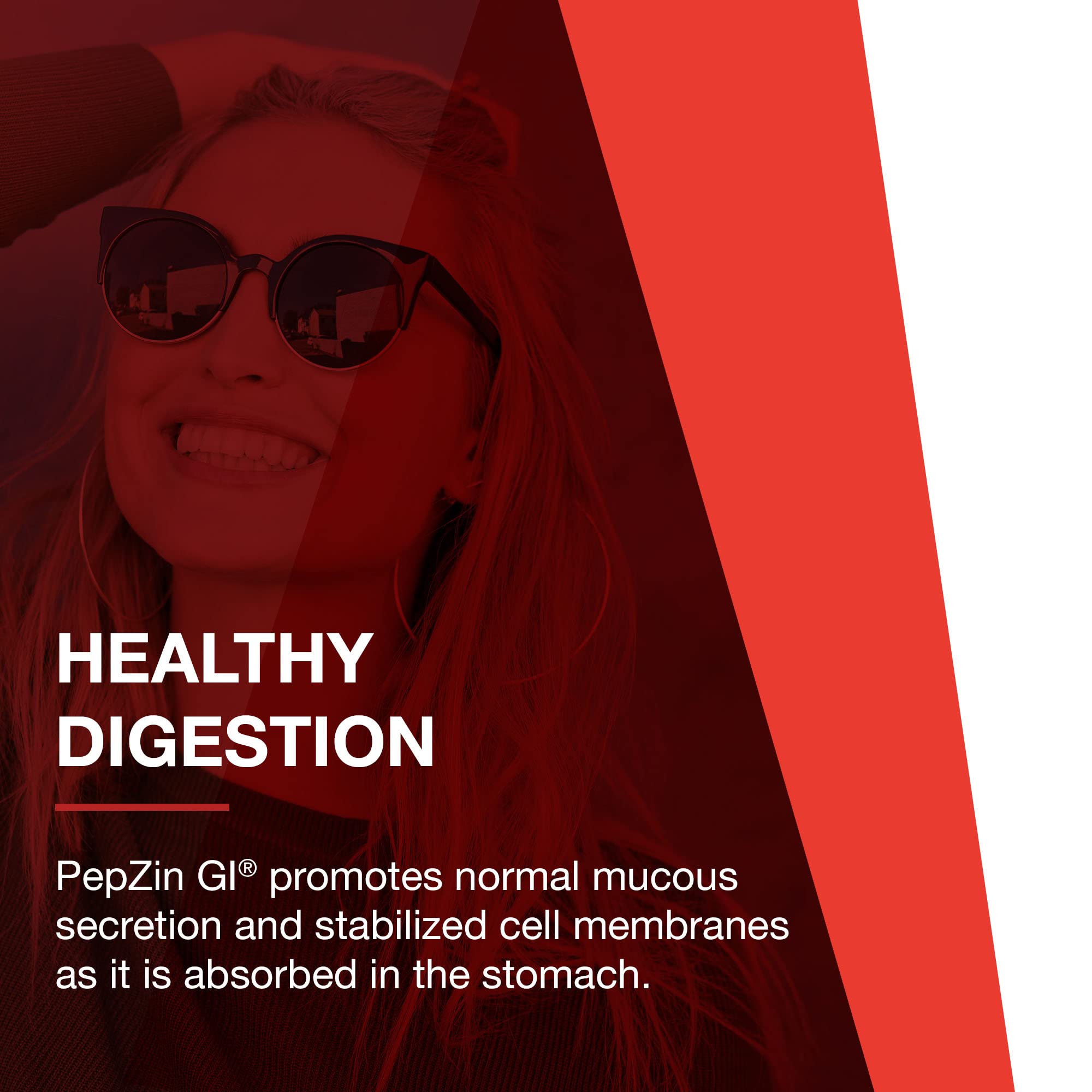 GI Guard with PepZin GI – Digestive Health | Non-GMO & Vegan | 60 Tablets