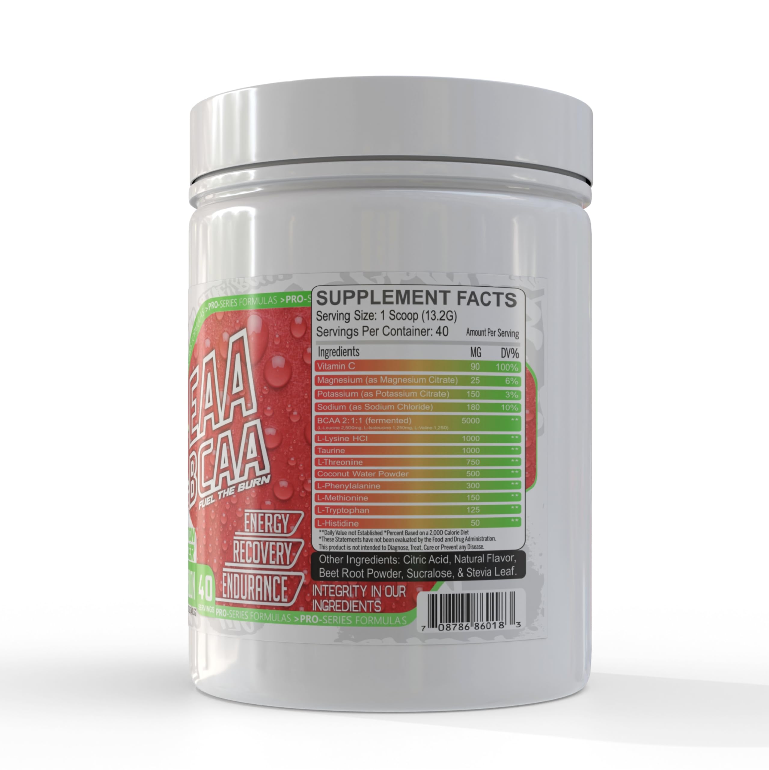 GMU SPORT EAA + BCAA Powder – Hydration & Recovery Drink (Sugar-Free) – Watermelon
