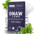 GNAW LABS Teeth Whitening Strips for Men – Mint Fresh, 14 Treatments | FoamFlex