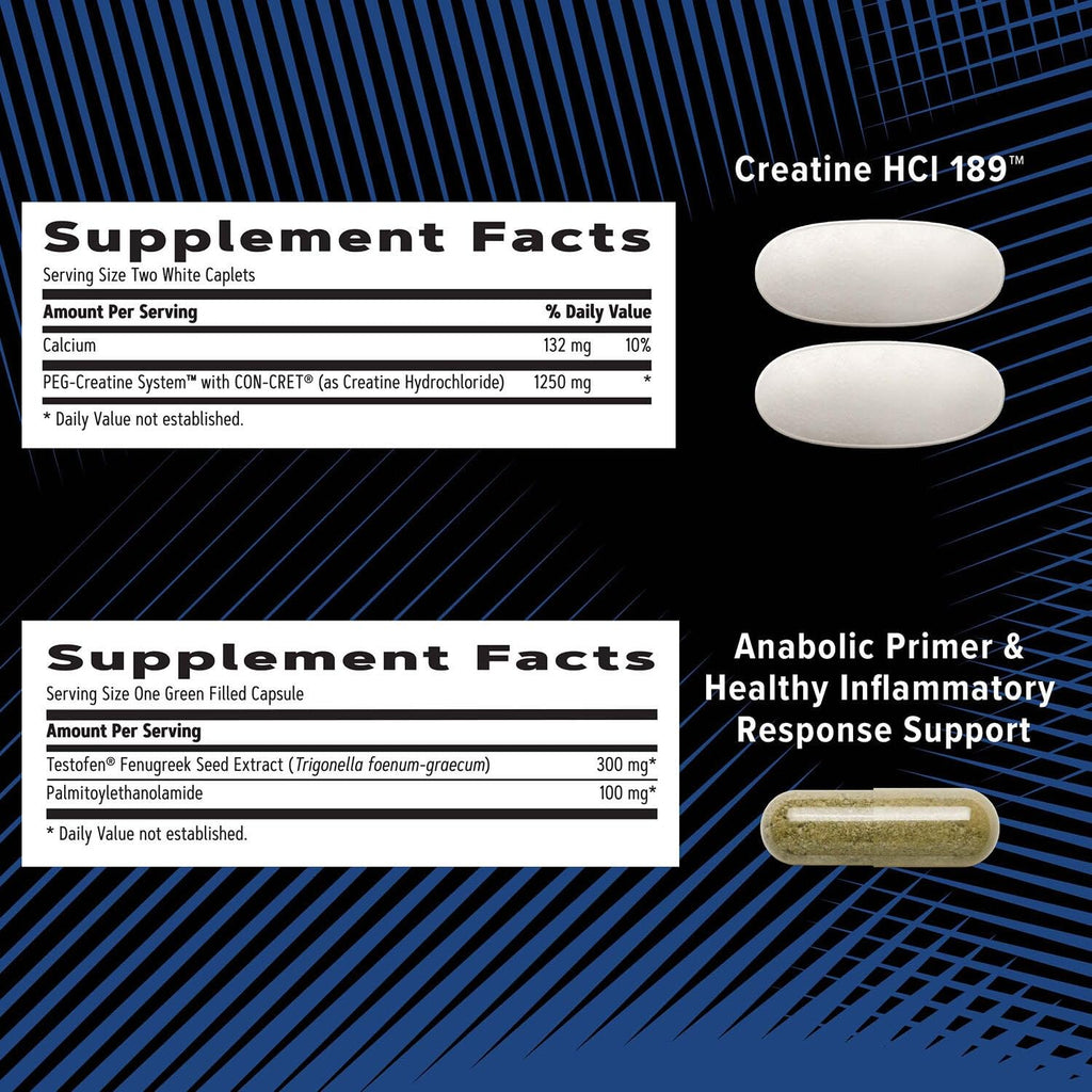 GNC AMP Men’s Strength Vitapak Program – 3-in-1 Pack with Creatine HCl & Multivitamin