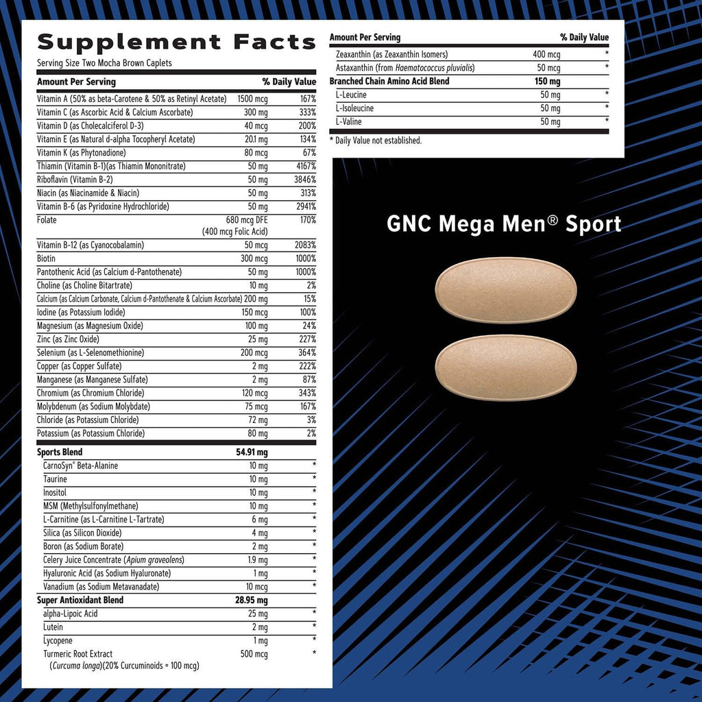 GNC AMP Men’s Strength Vitapak Program – 3-in-1 Pack with Creatine HCl & Multivitamin