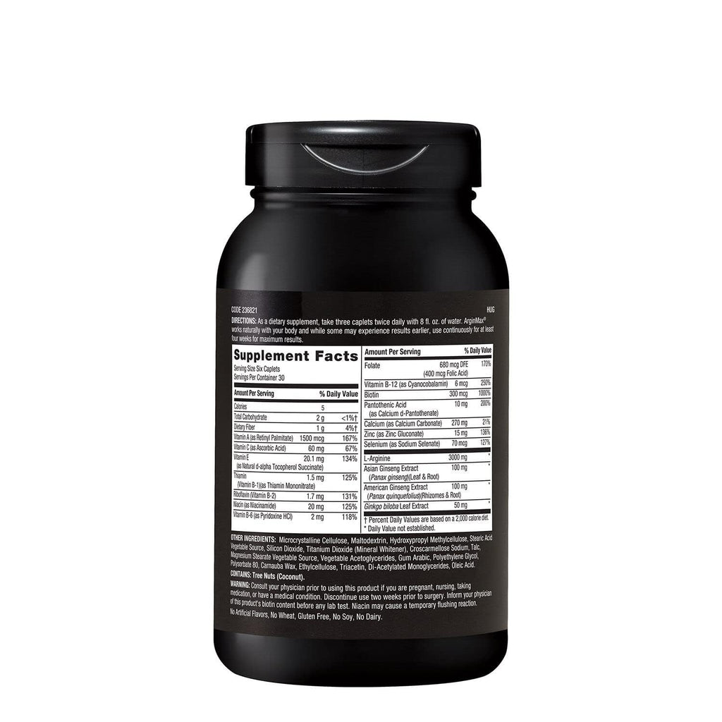 GNC Mens ArginMax – Timed-Release Sexual Health Supplement for Men | 180 Count