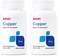 GNC Copper 2mg - Supports Iron Absorption | 100 Count (Pack of 2)
