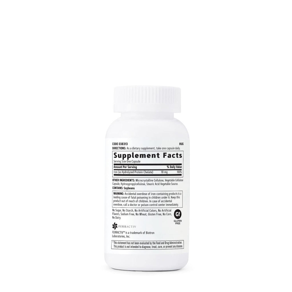 GNC Gentlesorb Iron 18mg Supplement – 90 Servings (Pack of 2)