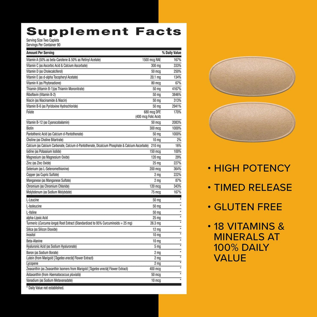 GNC Mega Men Sport Multivitamin – 180 Count | Performance, Muscle Function & Immune Support