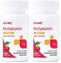 GNC Melatonin 1mg Cherry Lozenges – Restful Sleep (Pack of 2)