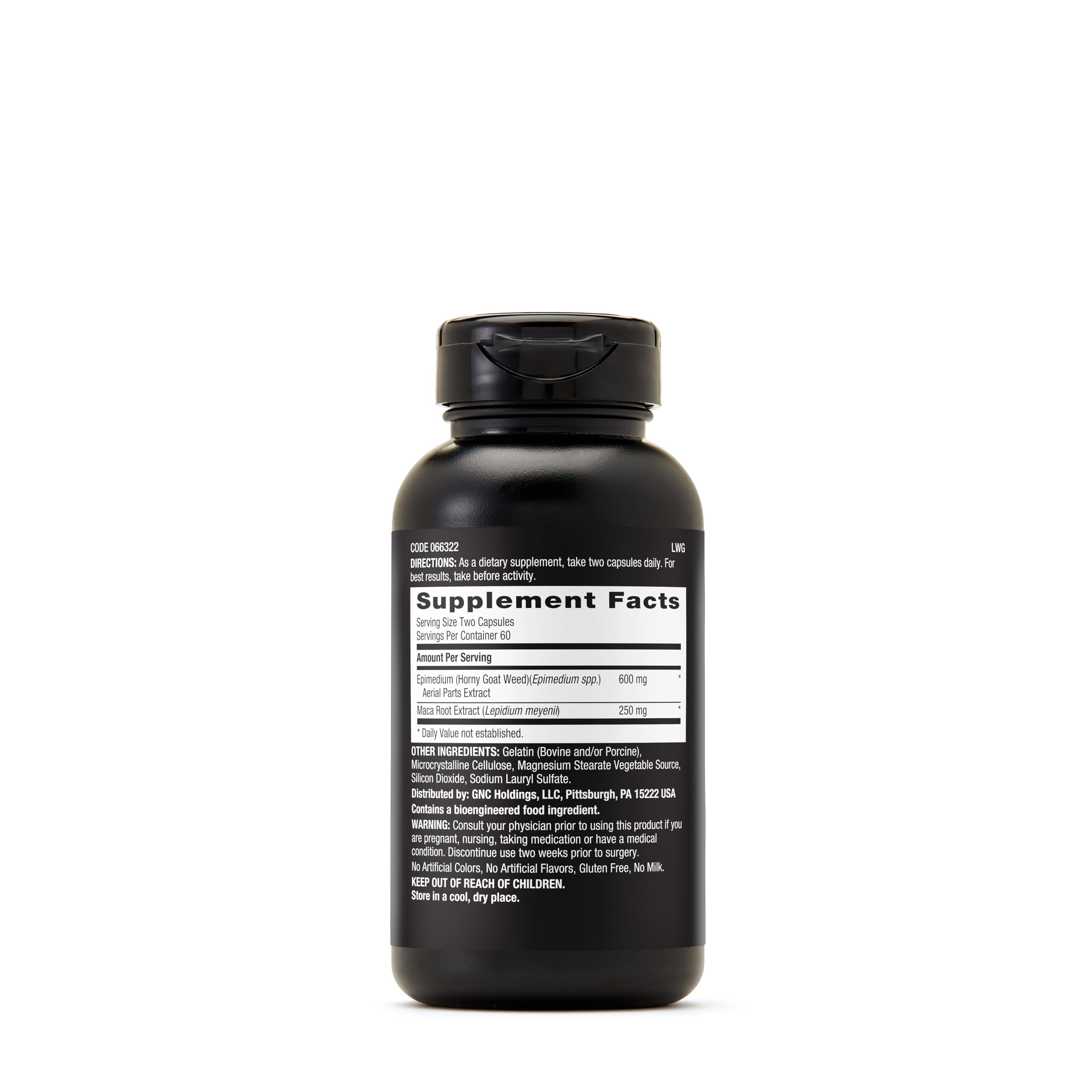 GNC Men's Horny Goat Weed - Supports Sexual Health - 120 Capsules