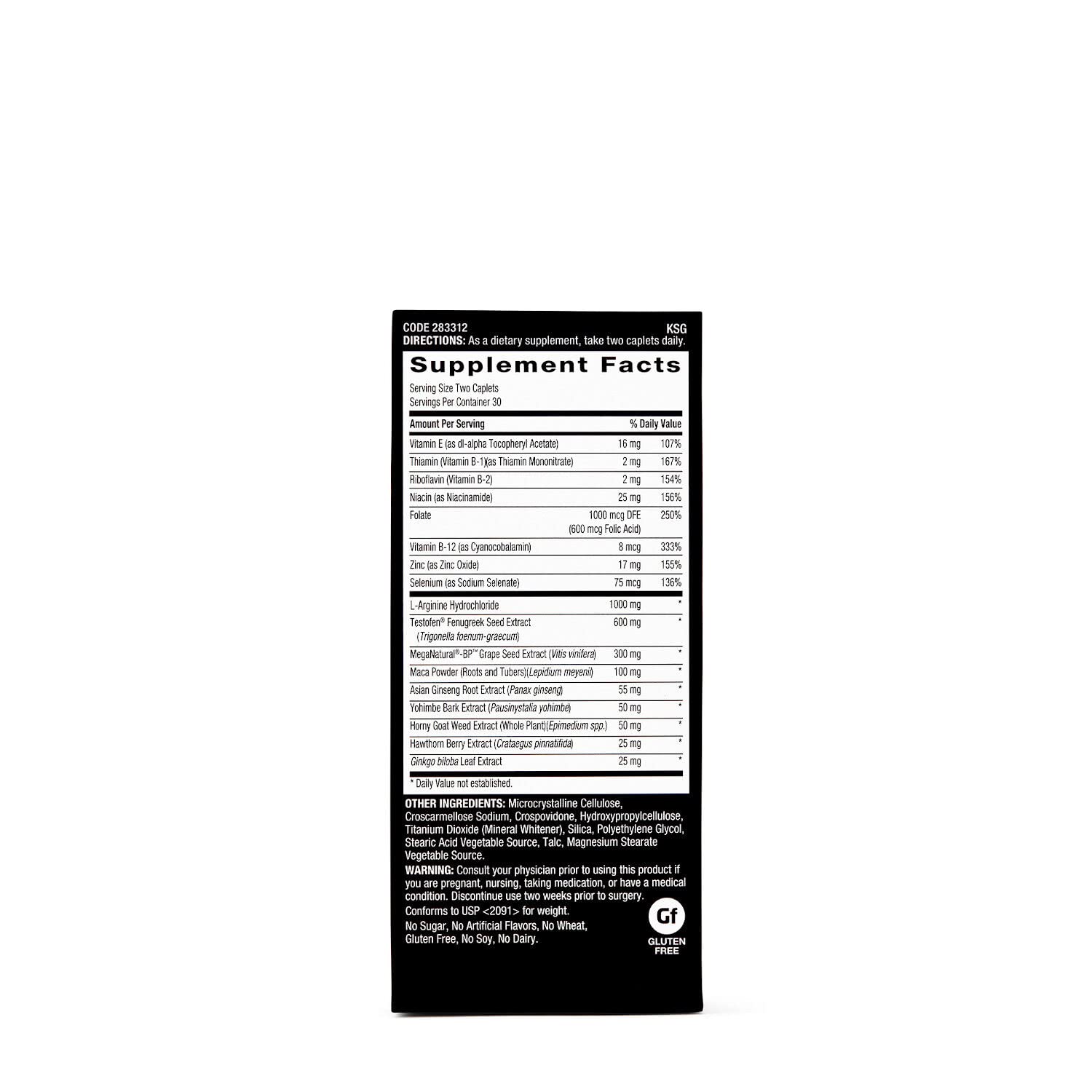 GNC Men's Staminol Ultra – 60 Caplets | Supports Sexual Health & Vitality