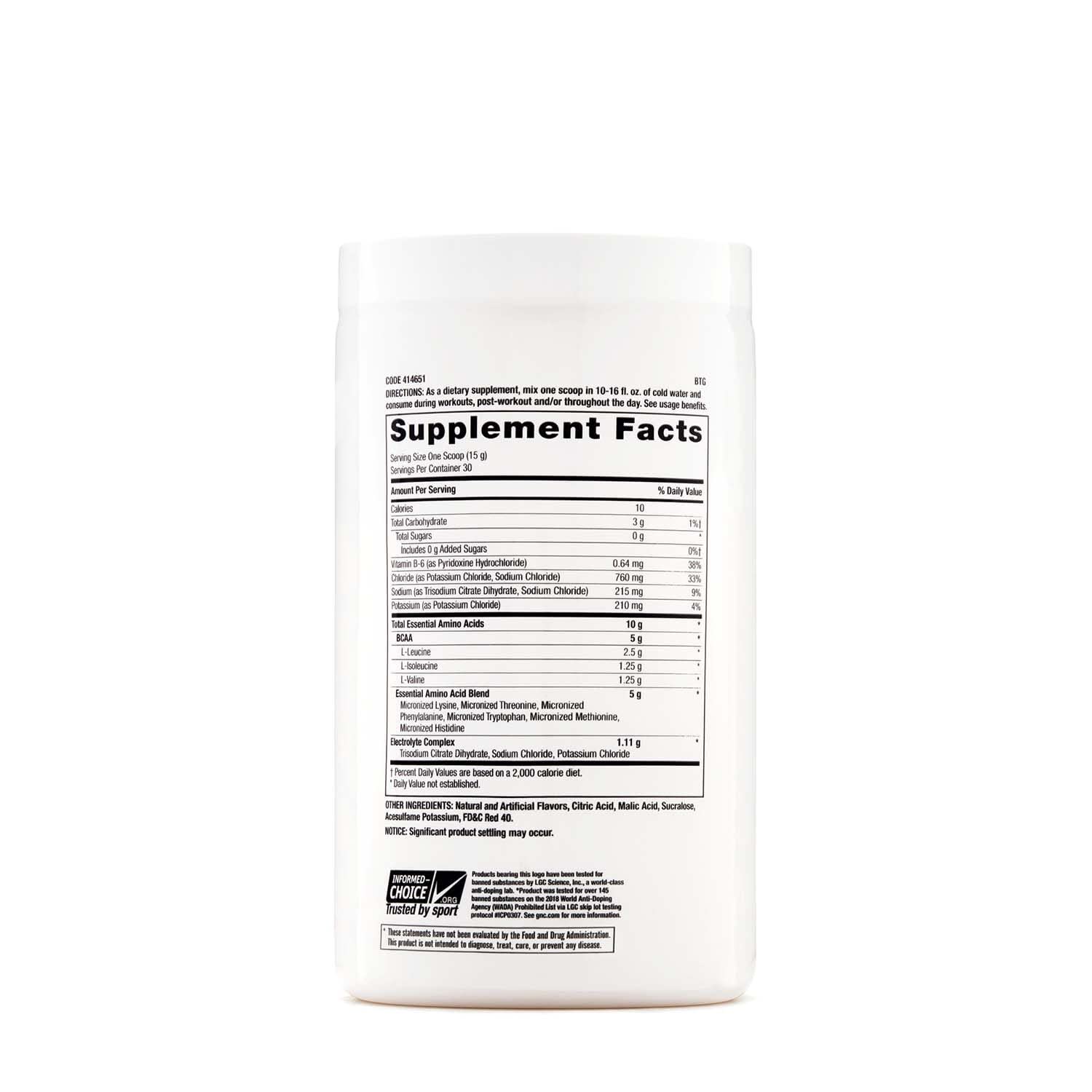 GNC Pro Performance Essential Amino Complete – Strawberry Banana 15.87 oz | Supports Muscle Recovery