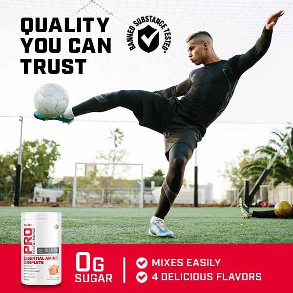 GNC Pro Performance Essential Amino Complete – Strawberry Banana 15.87 oz | Supports Muscle Recovery