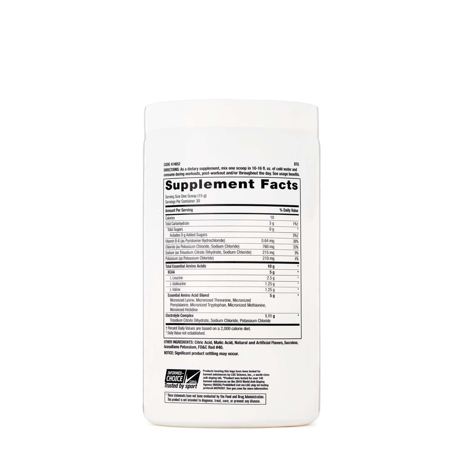 GNC Pro Performance Essential Amino Complete – Strawberry Kiwi (15.87 oz) | Muscle Recovery
