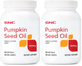 GNC Pumpkin Seed Oil 1000mg Softgels – Prostate Health Support, 200 Servings (Pack of 2)