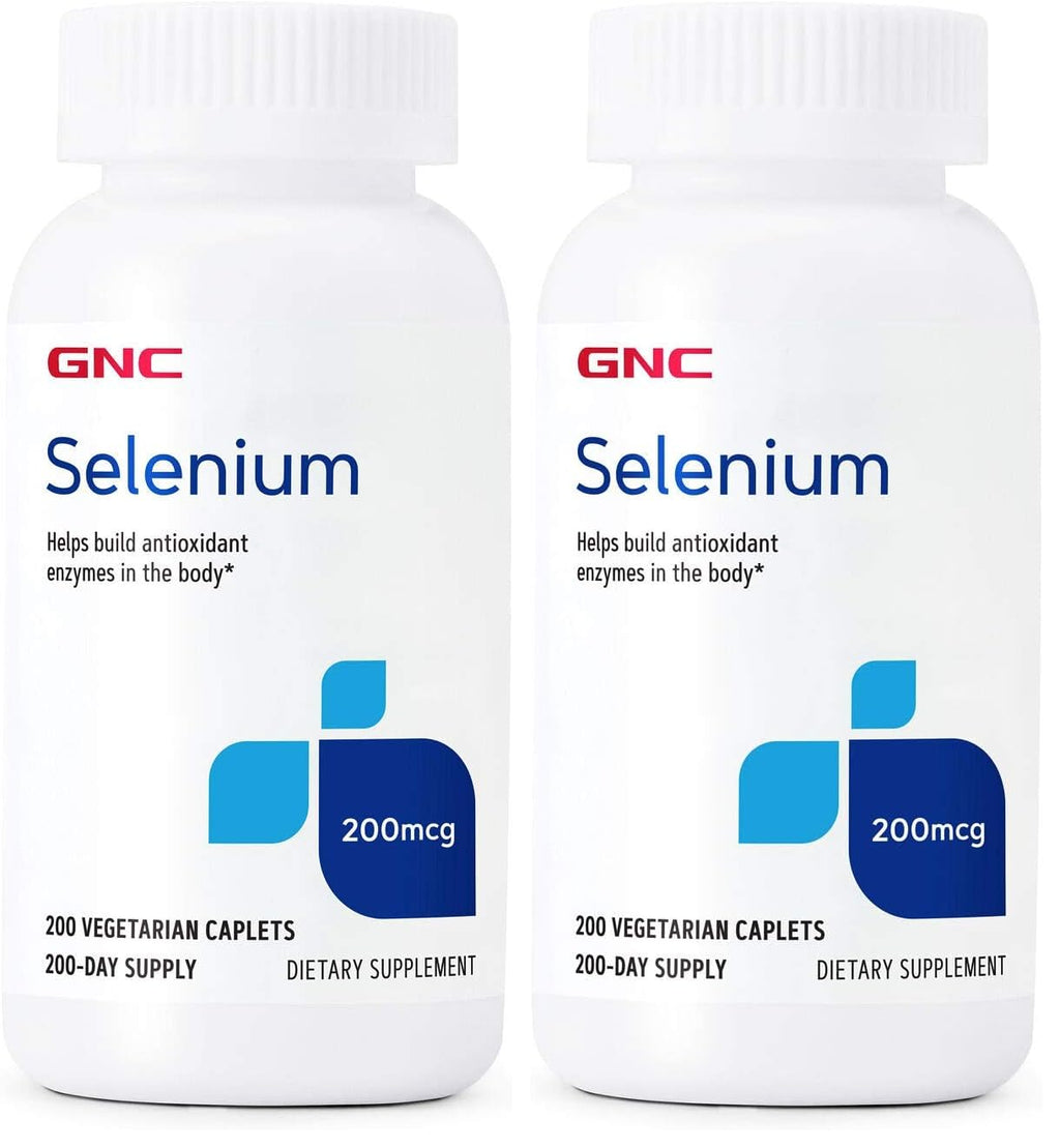 GNC Selenium 200mcg – Essential Mineral, 200 Tablets (Pack of 2)
