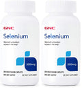 GNC Selenium 200mcg – Essential Mineral, 200 Tablets (Pack of 2)