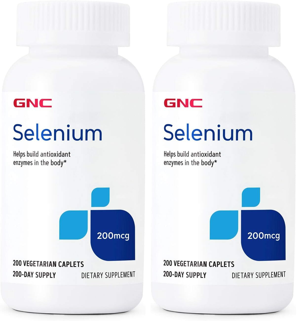 GNC Selenium 200mcg – Essential Mineral, 200 Tablets (Pack of 2)