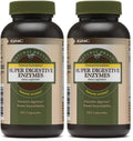 GNC Natural Brand Super Digestive Enzymes – 2-Pack, 100 Capsules | Supports Protein, Carbohydrate & Fat Digestion